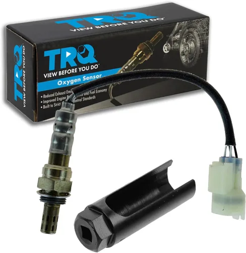 Vista 264 de TRQ Sensor de Oxígeno O2 de 4 Hilos de Banda Estrecha Compatible con VW Atlas 2.0L 2018-21, VW GTI 2.0L 2016-18, Audi A3 Quattro 2.0L 2015-18, VW