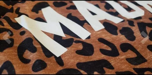 Vista 5 de Tomteamell - Camisetas para mamá con manga corta, estampado de leopardo y frase