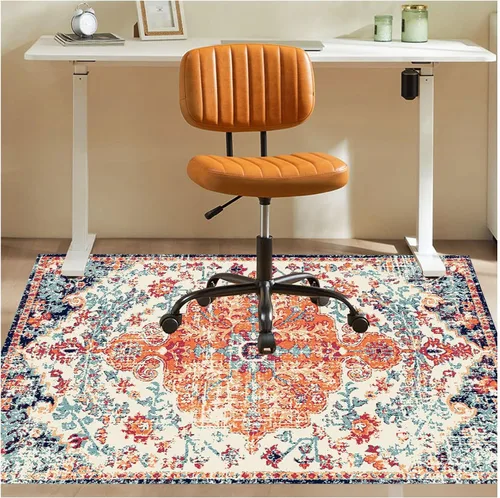 Vista 18 de Tapete para silla de oficina para piso de madera dura, 36"x48" tapete antideslizante para silla de escritorio para pisos duros, alfombra