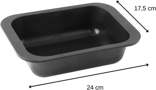 Vista 3 de Zenker 7280 " especial "de cocción Horno Hornear estaño, Negro, 9.45 x 6.89 x 2.36