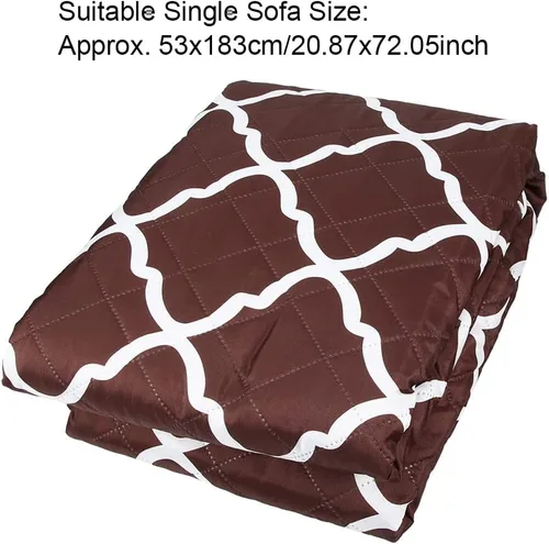 Vista 2 de S o f a G u a r d - Protector de sofá impermeable para mascotas, funda de cojín antideslizante con correas elásticas, pongee de poliéster de doble