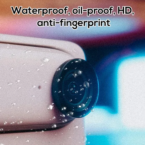 Vista 7 de lasuroa 2 protectores de lente para Insta360 Go 3, protector de lente de vidrio impermeable de alta definición, accesorios de cámara compatibles
