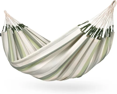 Vista 37 de LA SIESTA Brisa - Hamaca clásica colgante, hecha a mano, resistente a la intemperie, resistente a roturas para relajación en interiores y Almendra