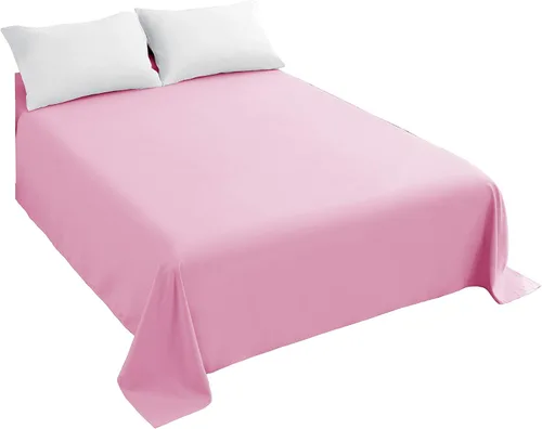 Vista 19 de Sfoothome Sábana encimera de tamaño matrimonial – Microfibra cepillada extra suave, lavable a máquina, sin arrugas (beige, matrimonial)