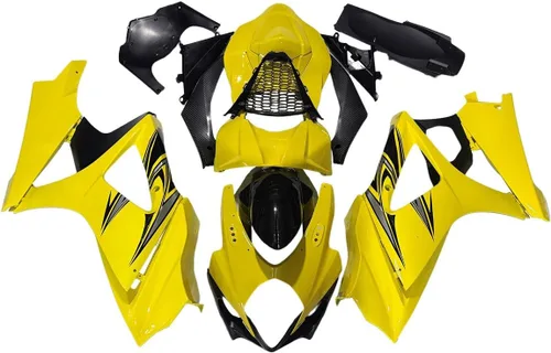 Vista 29 de Kit de carenado negro púrpura para 2007 2008 Suzuki K7 GSXR1000 07 08 GSX-R1000 Carrocería ABS plástico cuerpo marco conjunto