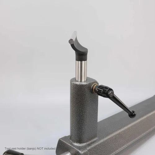 Vista 6 de Hurricane Turning Tools, Soporte para herramientas de 6 pulgadas con varilla de acero endurecido para torno de madera, poste de 1 pulgada