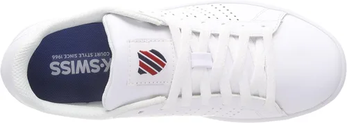 Vista 5 de K-Swiss Tenis Court Casper III para mujer Vestido Blanco Blanco Pimienta Azul 140