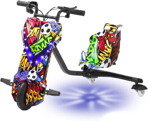 Vista 10 de Triciclo eléctrico de la deriva, 3 ruedas pedal triciclo Scooter 6 pulgadas