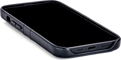Vista 7 de Dockem Funda tipo cartera para iPhone 13 con placa de metal integrada para montaje magnético y 2 bolsillos para tarjetas de crédito: Exec M2, piel