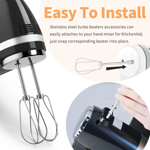 Vista 5 de Accesorios para batidora de mano compatibles con batidora de mano KitchenAid KHM3 KHM5 KHM7 KHM9, batidoras turbo batidoras de mano para Kitchenaid