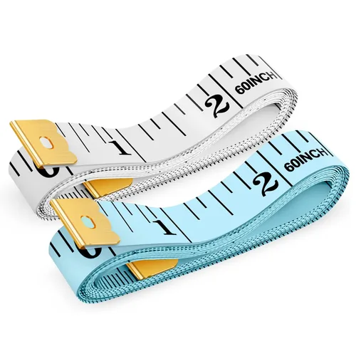Vista 7 de Cinta métrica, iBayam Regla suave de medición de tela para pérdida de peso corporal, costura, sastre, tela de vinilo, suministros de manualidades