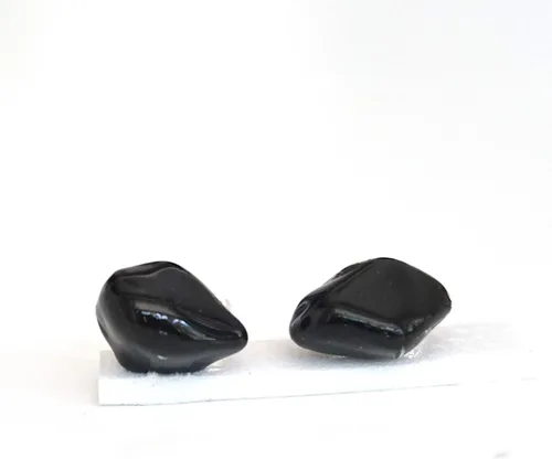 Vista 38 de Pendientes de tuerca de cristal de piedra natal aleternativa para mujer y hombre