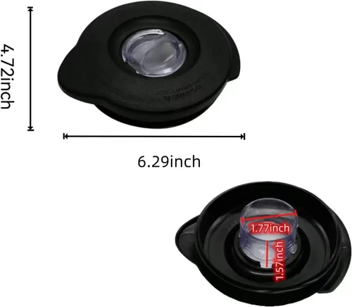 Vista 3 de Repuesto 124461-000-000 178891-000-000 Tapa de licuadoras para licuadoras de vidrio Os-ter Pro 1200 6 tazas