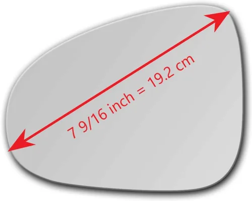 Vista 4 de Espejo calefactable con placa de respaldo para Volkswagen Touareg 2011-2017 Vista lateral izquierda izquierda izquierda