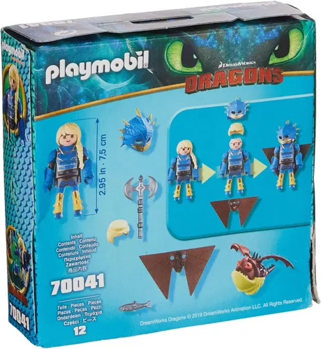 Vista 2 de Playmobil Cómo entrenar a tu Dragón III Astrid con Hobgobbler