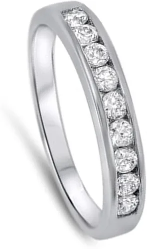 Vista 2 de Anillo de boda de plata de ley para elegir tu