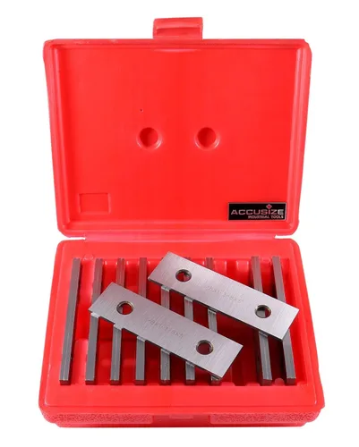 Vista 13 de Accusize Industrial Tools 1/8 '' de grosor 10 pares de juegos paralelos de precisión, 3 '' de longitud, EG10-1403