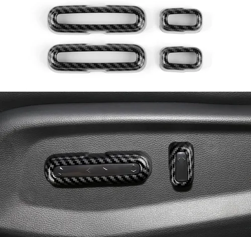 Vista 22 de Calcomanías de ventilación de salida de CA para Honda Accord 2018-2022, accesorios de 10ª generación, calcomanías de fibra de carbono ABS