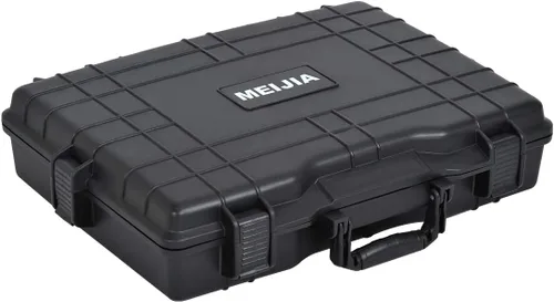 Vista 12 de MEIJIA Funda rígida protectora impermeable portátil, funda para cámara con espuma de ajuste personalizable insertada, apta para uso con drones