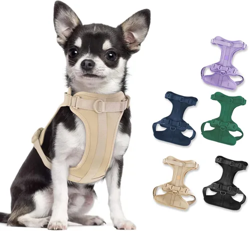 Vista 25 de Wisedog Arnés Ligero Sin Tirones para Perro: Arnés de Chaleco de Malla Transpirable Ajustable para Mascotas con Cojín Suave y Cómodo, para Perros