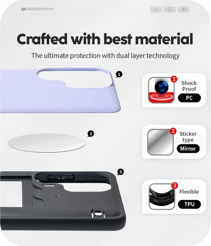 Vista 262 de GOOSPERY Parachoques magnético para puerta compatible con Galaxy S9 Plus, tarjetero tipo billetera con cierre automático por iman, funda protectora