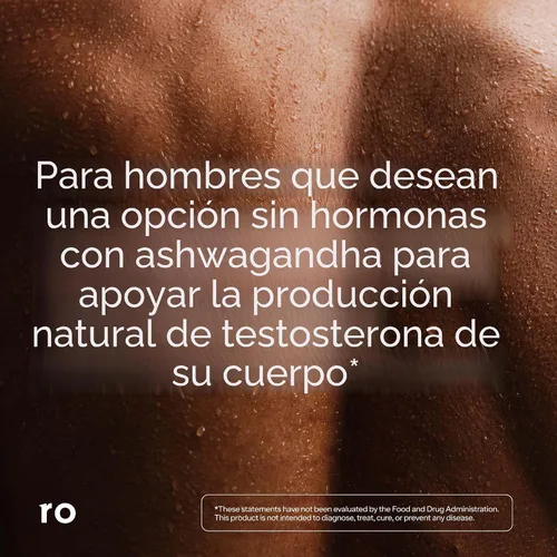 Vista 6 de Apoyo de testosterona Ro para hombres Suplemento nutricional diario con Ashwagandha para apoyar niveles saludables de testosterona y magnesio
