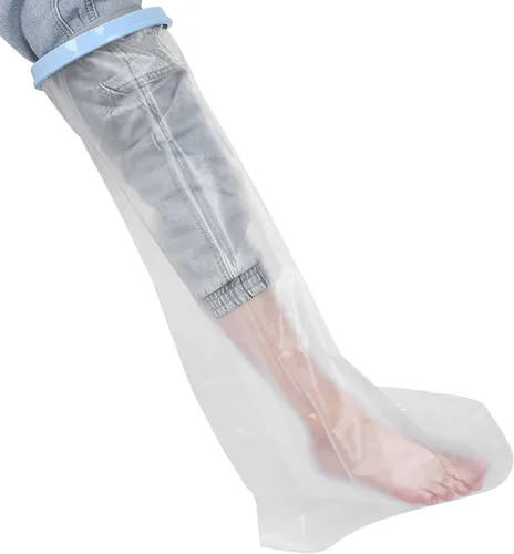 Vista 2 de ZJchao Shower Cover,Reusable Protector, Watertight Wound Cove for Leg, Broken Skin, Burns, PICC, Infusion