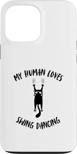 Vista 23 de My Human Loves Swing Dancing - Cat Parent Hobby Lover Case for iPhone 16