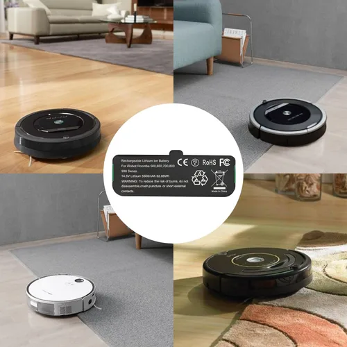 Vista 7 de MULS Batería de repuesto de 5600mAh para iRobot Roomba 960 980 981 970 966 965 900 895 891 890 877 860 850 805 801 800 700 696 695 691 6991 699 0