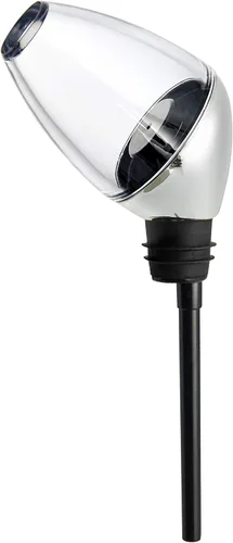 Vista 6 de Houdini Aireador de vino tinto con base, 6 pulgadas, negro/plateado