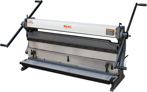 Vista 10 de KAKA INDUSTRIAL Freno de Metal, 8-pulgadas, máquina de corte de freno y rodillo de 3-en-1, corte de 20-calibres, 90° Máquina de rodillo deslizante