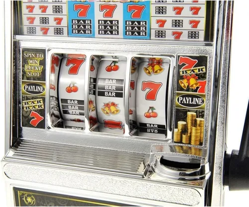 Vista 5 de AZ Trading Lucky Sevens Jumbo Réplica de banco de la máquina tragamonedas