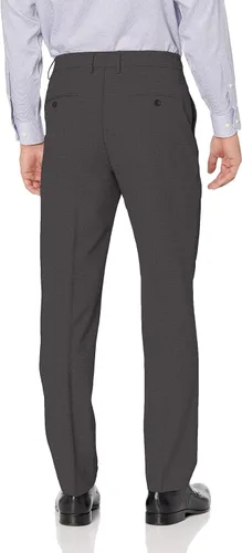 Vista 2 de J.M. Haggar Men's 4-Way Stretch Straight Fit Flat Front Dress Pant
