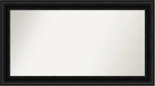 Vista 437 de Amanti Art Espejo personalizado, espejo de baño negro puente, espejo de pared o espejo de tocador de baño sobre el fregadero (26 x 26 pulgadas)