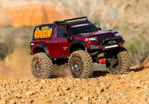 Vista 9 de Traxxas TRX-4 Sport 1/10 High Trail Edition 4X4 Crawler (rojo)