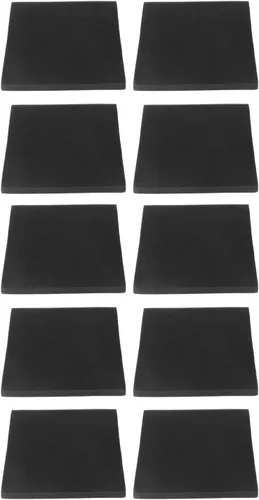 Vista 9 de 10pcs Sound Proof Foam Panels Flame Retardant Soft Grey Absorbing Acoustic Foam