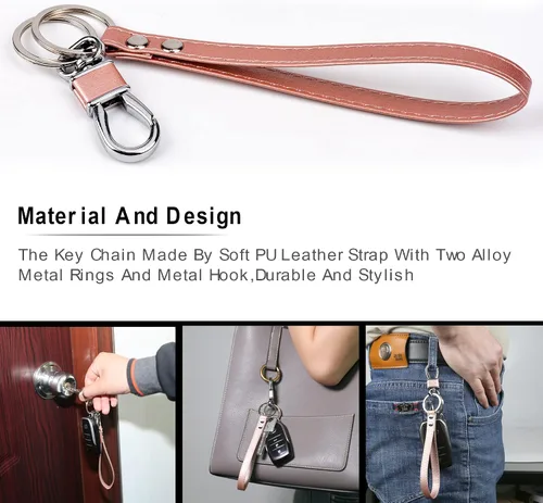 Vista 3 de Llavero para mujer - Llavero con anillos de metal de aleación desmontable