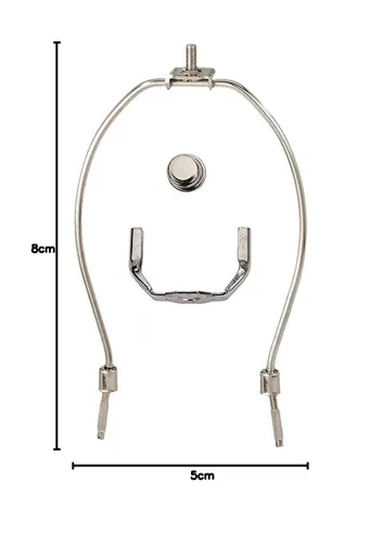 Vista 9 de Creative Hobbies ML93H kit para hacer una lámpara de acabado en plata, con todas las partes necesarias e instrucciones