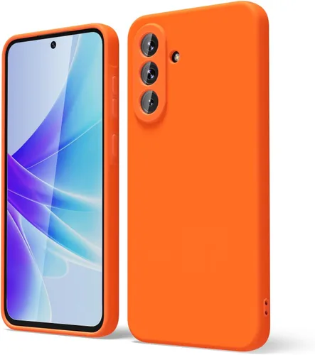 Vista 301 de oakxco Funda para teléfono Samsung Galaxy A12 con agarre de silicona líquida, linda delgada fina suave cubierta de gel de goma TPU lisa para mujeres