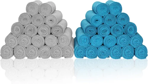 Vista 16 de Paquete de 40 toallas de enfriamiento de 40 x 12 pulgadas, toallas frescas a granel de 5.64 oz/m², suaves, transpirables, superabsorbentes, toalla