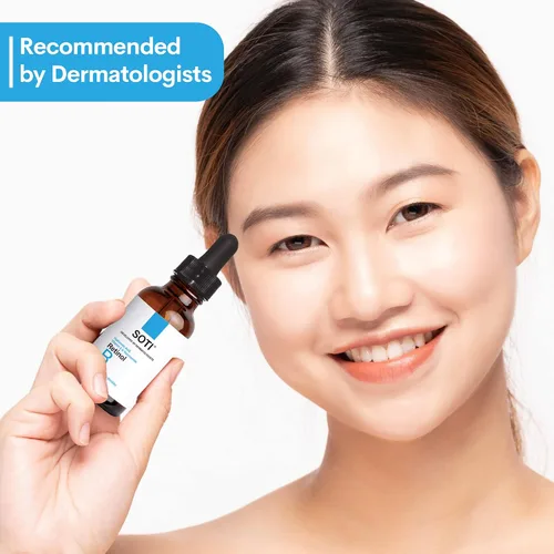 Vista 4 de Suero facial de retinol, reduce arrugas, manchas de edad, marcas postacné. Estimula el colágeno, piel firme, antienvejecimiento con ácido