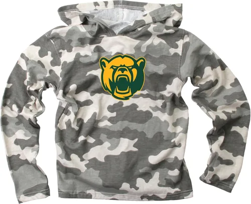 Vista 45 de Wes and Willy Camiseta de manga larga con capucha de camuflaje para niños