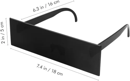 Vista 2 de Gafas de mosaico divertidas gafas de fiesta vestido de lujo Llamativas gafas de fiesta Cosplay accesorio unisex gafas de sol juguete