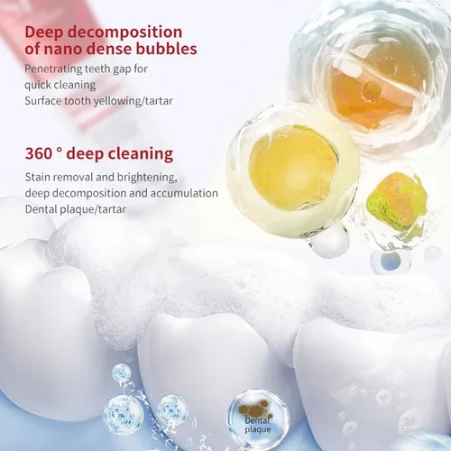 Vista 4 de SP-8 Probióticos pasta de dientes blanqueadora - Probióticos para blanquear los dientes y la salud de las encías - Seguro para esmalte, sin flúor