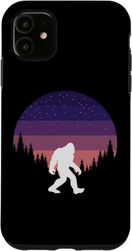 Vista 5 de Funda para iPhone 14 Bigfoot in the Forest Sasquatch Yeti