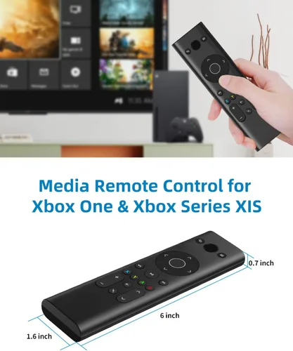 Vista 5 de OLCLSS Control remoto multimedia para Xbox One, Xbox One XS y Xbox Series XS - Compatible con múltiples modelos de consola para Xbox