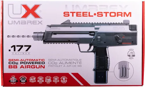 Vista 7 de Umarex Steel-Storm - Pistola de aire calibre.177 BB, negra