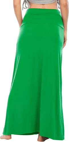 Vista 5 de for Women Womens Skirts Long High Skirt Waist Maxi