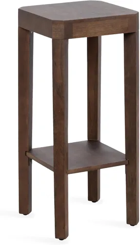 Vista 11 de Kate and Laurel Talcott Mid-Century - Mesa auxiliar rectangular de madera, 22 x 14 x 26 pulgadas, madera natural, mesa auxiliar decorativa