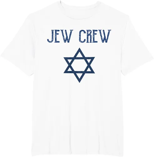 Vista 15 de Camiseta Jew Crew Jewish Star, gris, S